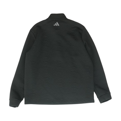 Black Solid 1/4 Zip Pullover
