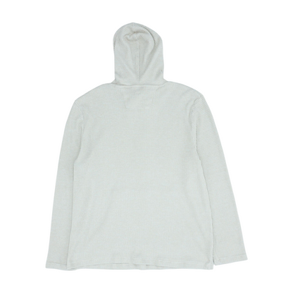 Gray Solid Hoodie Pullover