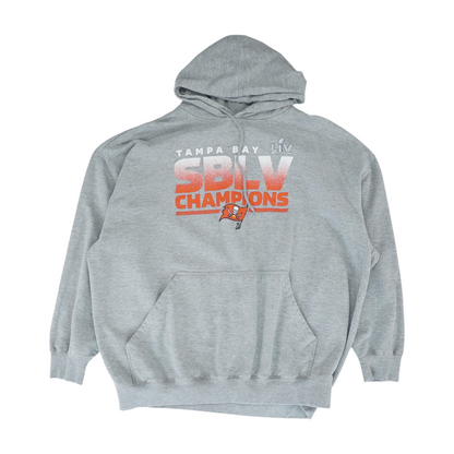 Gray Tampa Bay Buccaneers Solid Hoodie Pullover
