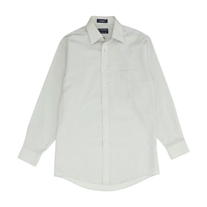 Gray Solid Long Sleeve Button Down