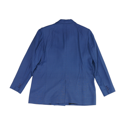 Blue Solid Blazer