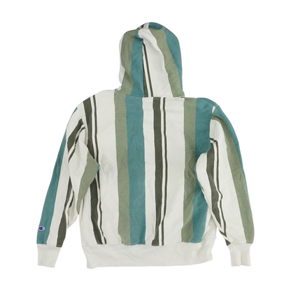 Multi Striped Hoodie Pullover