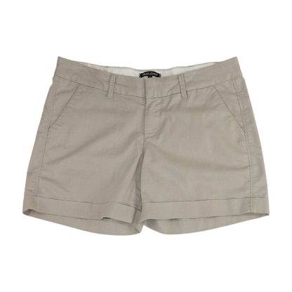 Gray Solid Chino Shorts