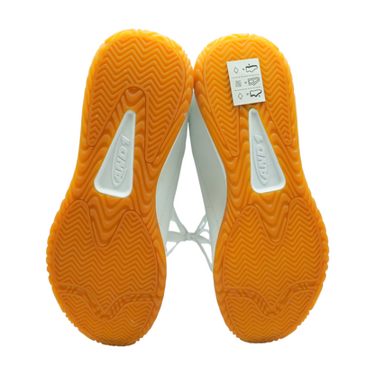 White Mid-Top Athletic Shoes