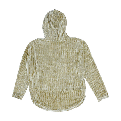 Gold Solid Hoodie Pullover