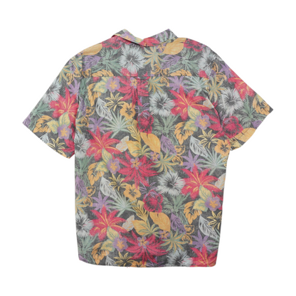 Multi Tropical Short Sleeve Button Down