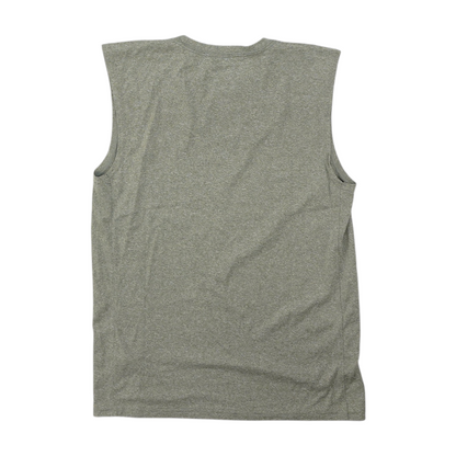 Gray Solid Golden State Warriors Active Tank