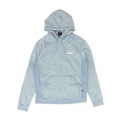 Blue Solid Hoodie Pullover