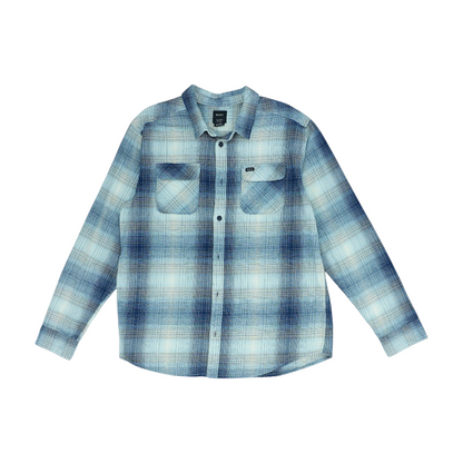 Blue Plaid Flannel Button Down