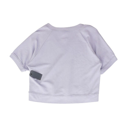 Lavender Solid V Neck Knit Top