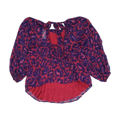 Purple Plus Floral Blouse