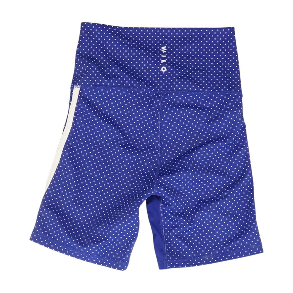 Blue Polka Dot Active Shorts
