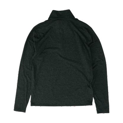 Charcoal Solid 1/4 Zip Pullover