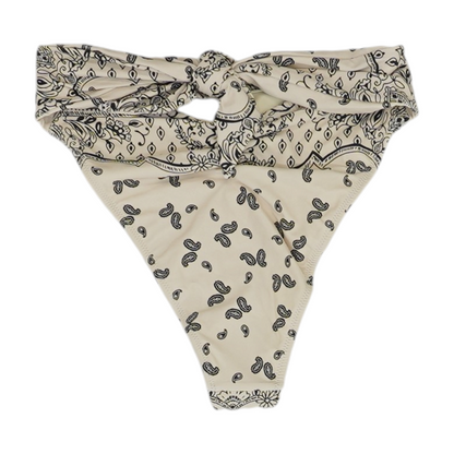 Ivory Print Swim Bottom