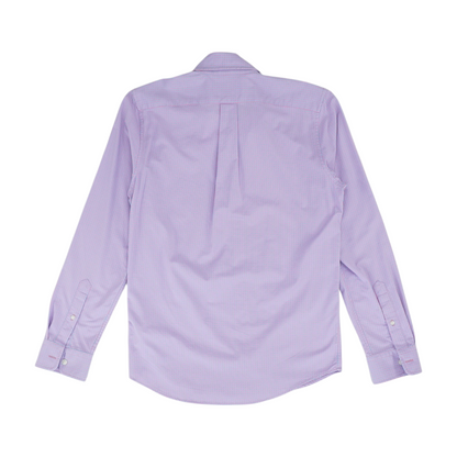 Pink Check Long Sleeve Button Down
