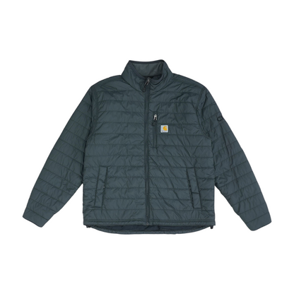 Gray Solid Rain Jacket