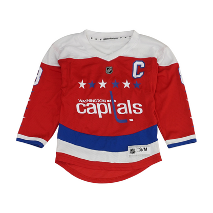 Boys' Red Washington Capitals Long Sleeve Jersey