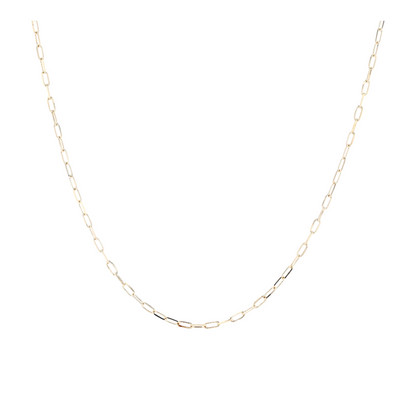 14K Yellow Gold Chain Necklace