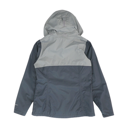 Black Color Block Rain Jacket