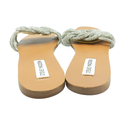 Silver Flat Sandals