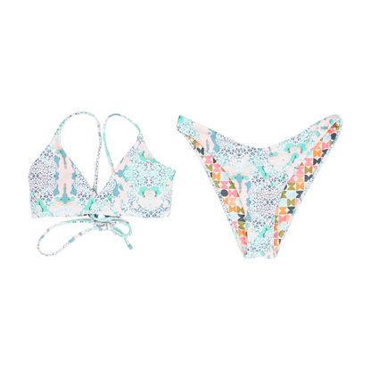 Multi Abstract Two-Piece