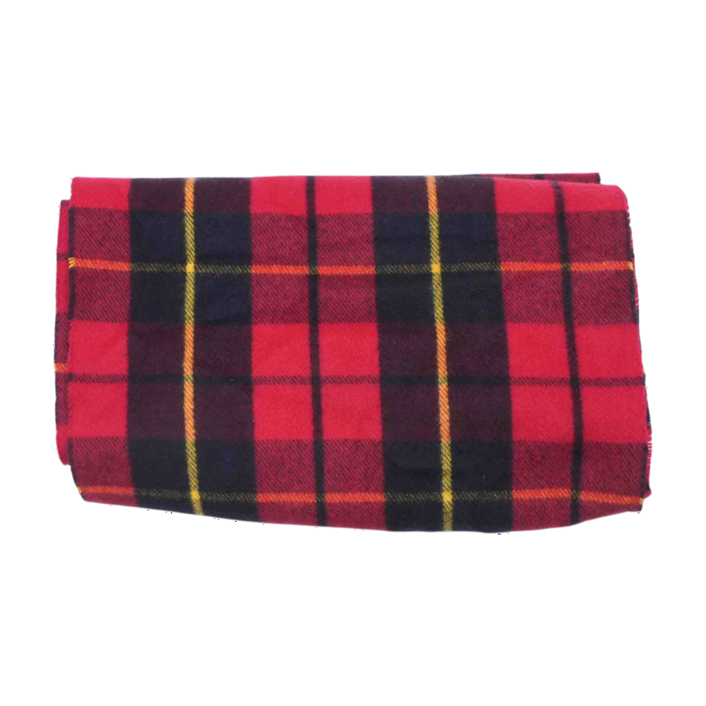 Wallace Modern Red Plaid Scarf – Image 2