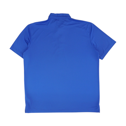 Blue Polka Dot Short Sleeve Polo