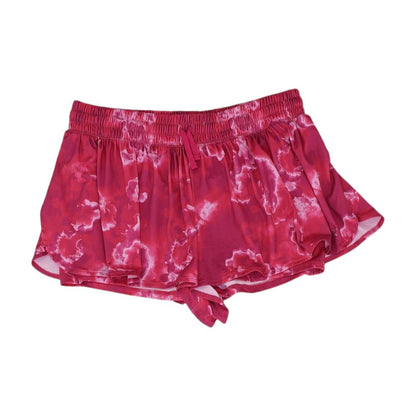 Pink Floral Active Shorts