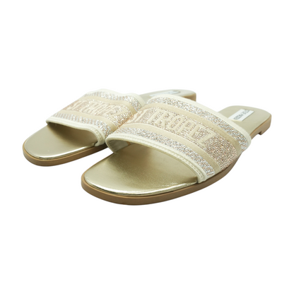 Gold Flat Sandals