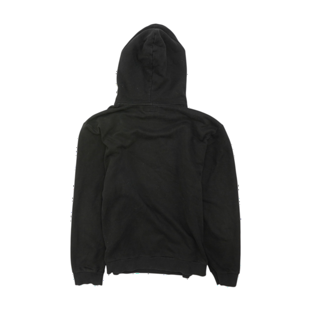Black Solid Hoodie Pullover