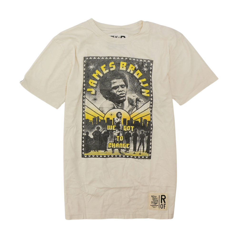 Roots of Fight Beige Graphic T-Shirt – Image 1