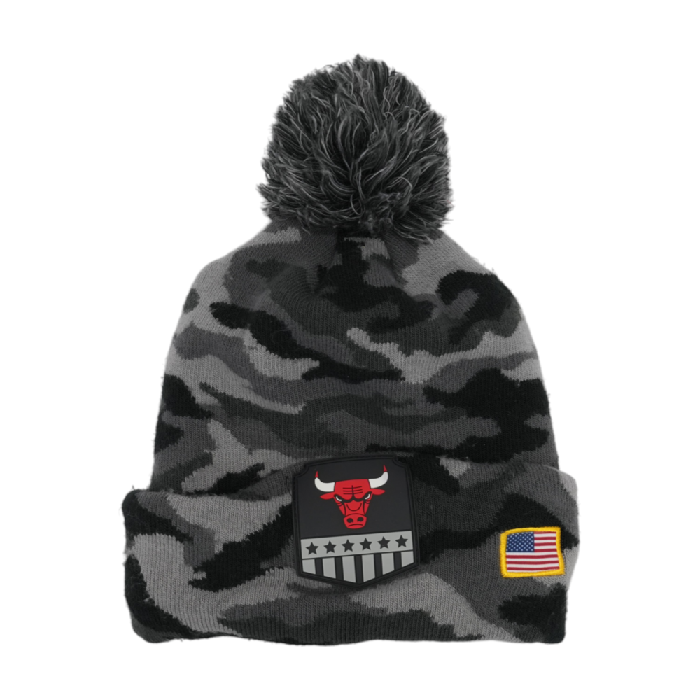 Gray Chicago Bulls Beanie