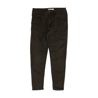 Black Tapered Jeans