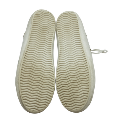 White Low-Top Athletic Shoes