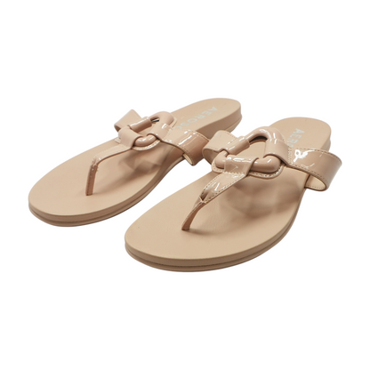 Tan Flat Sandals