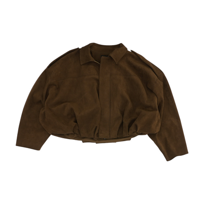 Brown Solid Jacket
