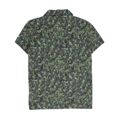 Green Camo Short Sleeve Polo