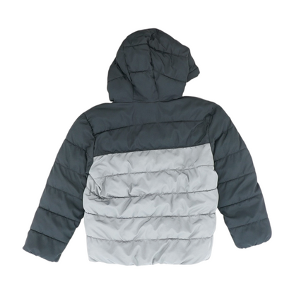 Gray Color Block Jacket