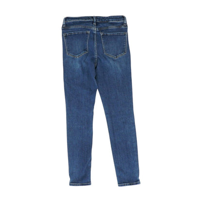Blue High Rise Skinny Leg Jeans