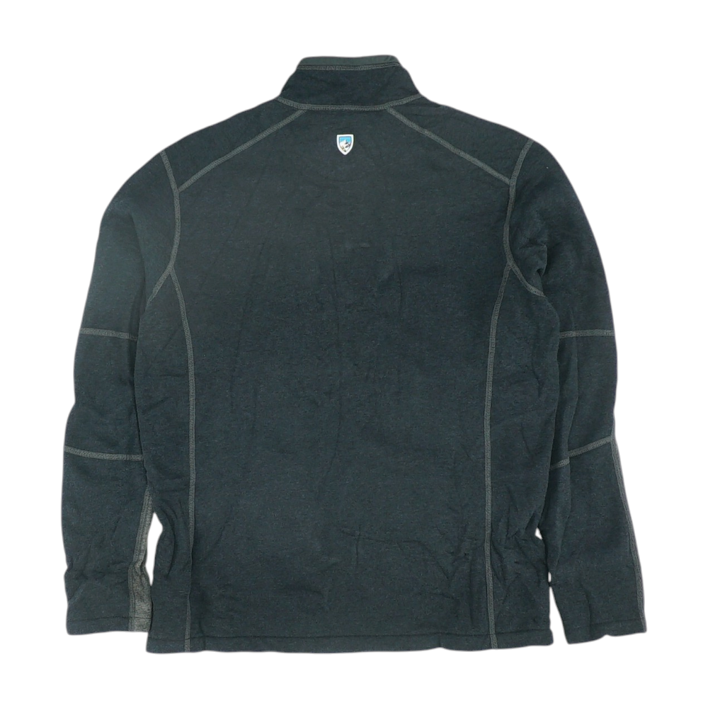 Navy Color Block 1/4 Zip Pullover