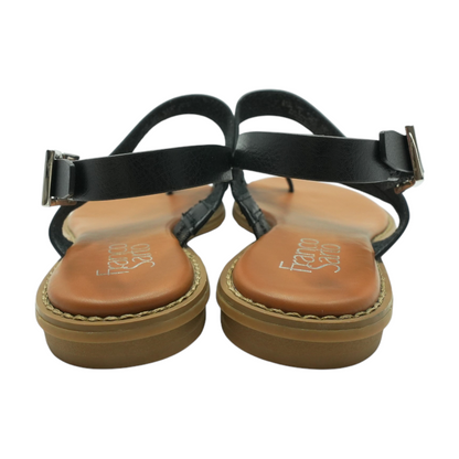 Black Flat Sandals