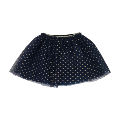 Navy Print Skirt
