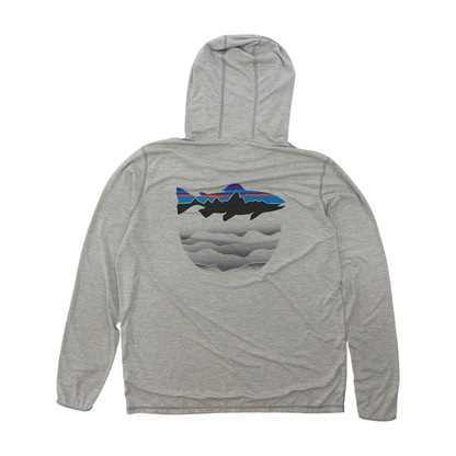Gray Solid Hoodie Pullover