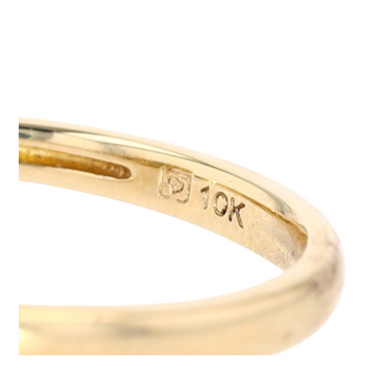 1 ctw 10K Yellow Gold Chrome Diopside Fashion Ring