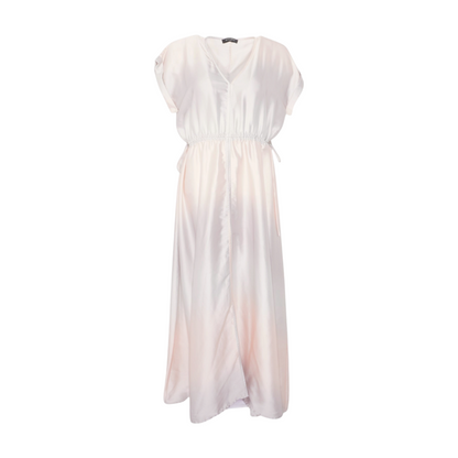 Pink Color Block Maxi Dress