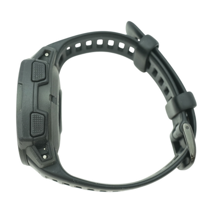 45mm Instinct Black Smartwatch Black Band M/L
