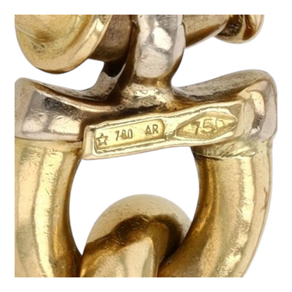 18K Yellow Gold Chain Bracelet