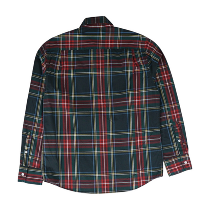 Red Plaid Long Sleeve Button Down