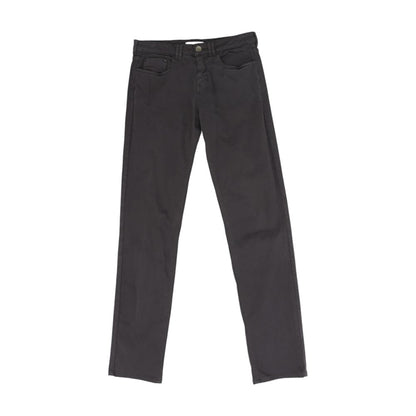 Gray Five Pocket Slim Pants
