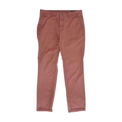 Red Solid Chino Pants